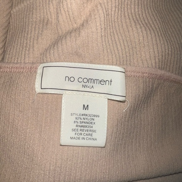 Beige, halter crop top, gently worn - Picture 2 of 2